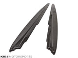 Kies-Motorsports Overstock 2017-2023 BMW 5 Series (G30) Performance Inspired Carbon Fiber Side Skirt Extensions (Pair)