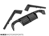 Kies-Motorsports Overstock BMW 3 Series (F30) M3 Conversion VSX Carbon Fiber Rear Diffuser (3 Piece)