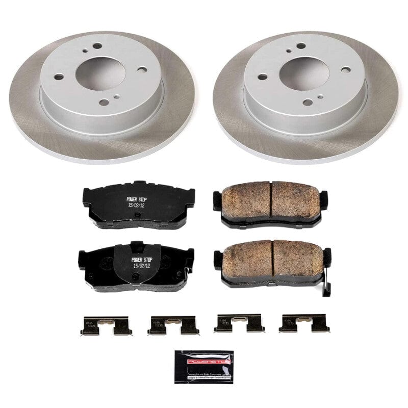 Kies-Motorsports PowerStop Power Stop 00-01 Nissan Sentra Rear Semi-Coated Rotor Kit