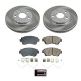 Kies-Motorsports PowerStop Power Stop 00-01 Toyota Camry Front Semi-Coated Rotor Kit