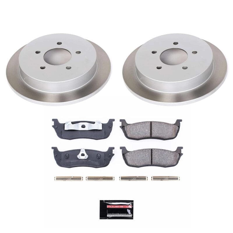 Kies-Motorsports PowerStop Power Stop 00-02 Lincoln Navigator Rear Semi-Coated Rotor Kit