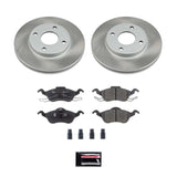 Kies-Motorsports PowerStop Power Stop 00-04 Ford Focus Front Semi-Coated Rotor Kit