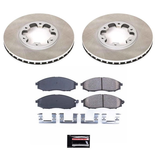 Kies-Motorsports PowerStop Power Stop 00-04 Nissan Xterra Front Semi-Coated Rotor Kit