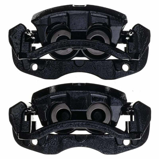 Kies-Motorsports PowerStop Power Stop 00-05 Ford Excursion Rear Black Caliper - Pair w/Bracket