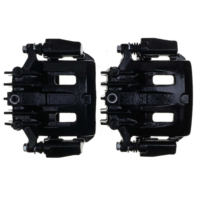 Kies-Motorsports PowerStop Power Stop 00-05 Ford Excursion Rear Black Caliper - Pair w/Bracket