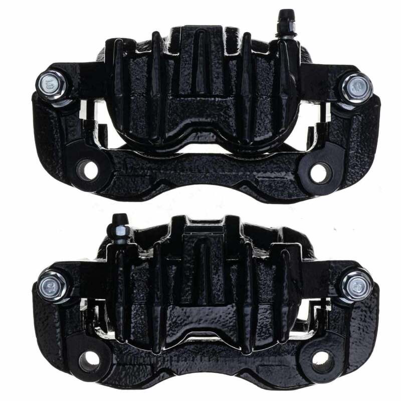 Kies-Motorsports PowerStop Power Stop 00-05 Ford Excursion Rear Black Caliper - Pair w/Bracket