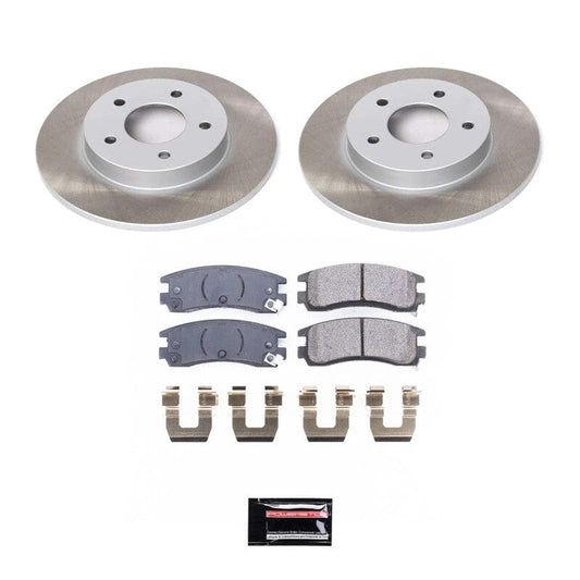 Kies-Motorsports PowerStop Power Stop 00-05 Pontiac Bonneville Rear Semi-Coated Rotor Kit