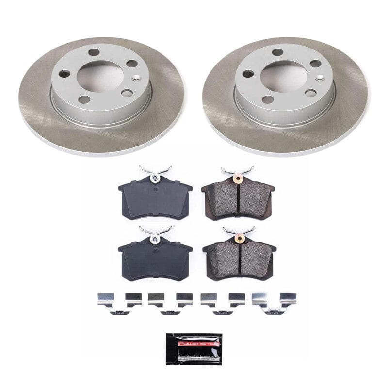 Kies-Motorsports PowerStop Power Stop 00-06 Audi TT Rear Semi-Coated Rotor Kit