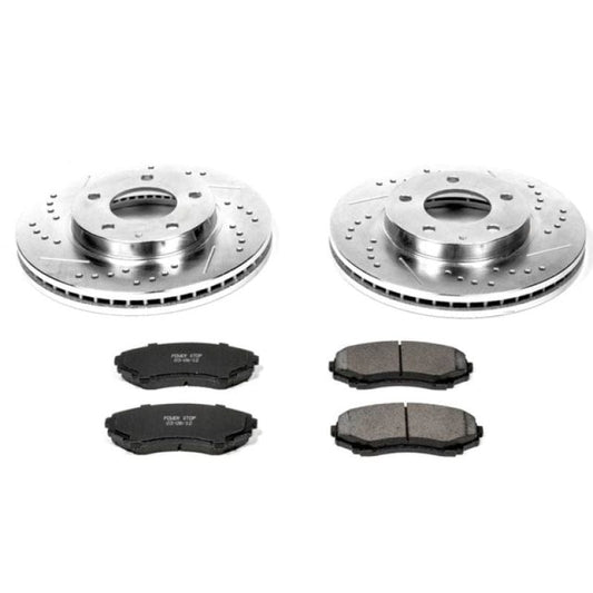 Kies-Motorsports PowerStop Power Stop 00-06 Mazda MPV Front Z23 Evolution Sport Brake Kit