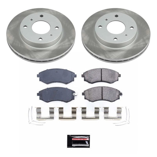 Kies-Motorsports PowerStop Power Stop 00-06 Nissan Sentra Front Semi-Coated Rotor Kit