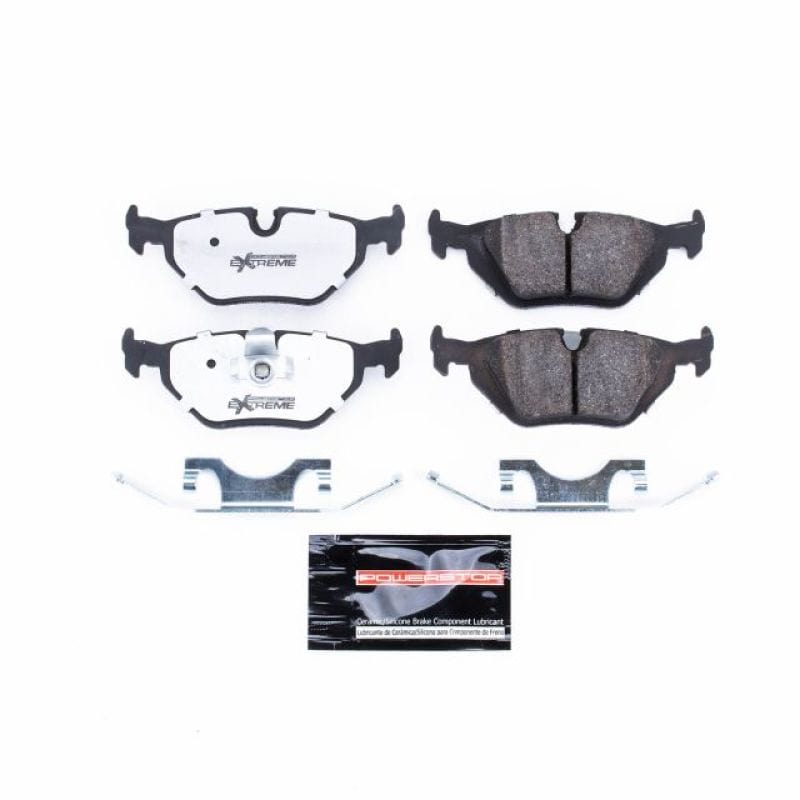 Kies-Motorsports PowerStop Power Stop 01-02 BMW 525i Rear Z26 Extreme Street Brake Pads w/Hardware