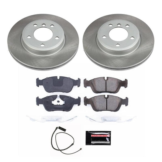 Kies-Motorsports PowerStop Power Stop 01-02 BMW Z3 Front Semi-Coated Rotor Kit