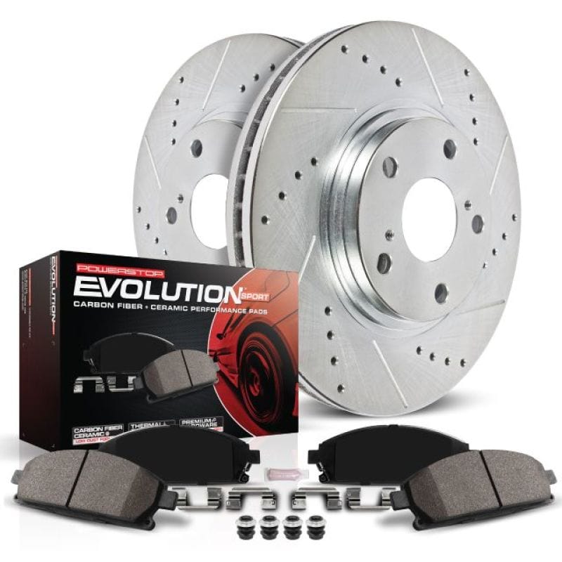 Kies-Motorsports PowerStop Power Stop 01-05 BMW 325xi Front Z23 Evolution Sport Brake Kit