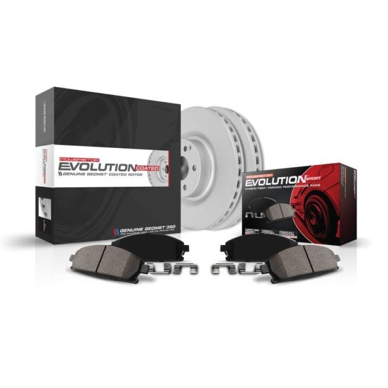 Kies-Motorsports PowerStop Power Stop 01-05 BMW 325xi Front Z23 Evolution Sport Coated Brake Kit