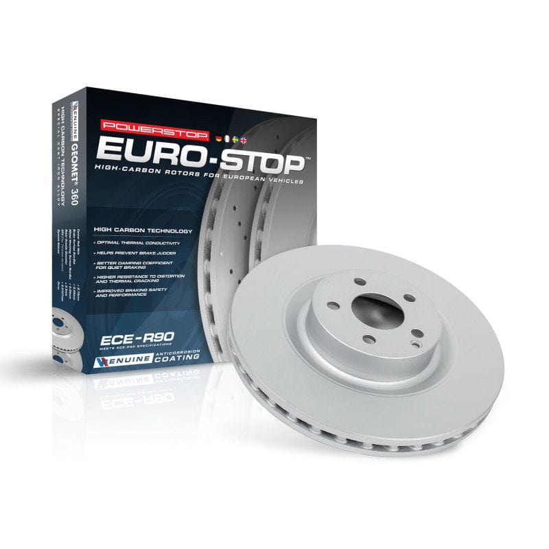 Kies-Motorsports PowerStop Power Stop 01-05 BMW 325xi Rear Evolution High Carbon Geomet Coated Rotor