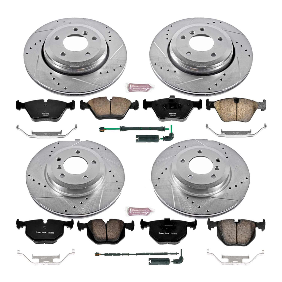 Kies-Motorsports PowerStop Power Stop 01-06 BMW 330Ci Front & Rear Z23 Evolution Sport Brake Kit