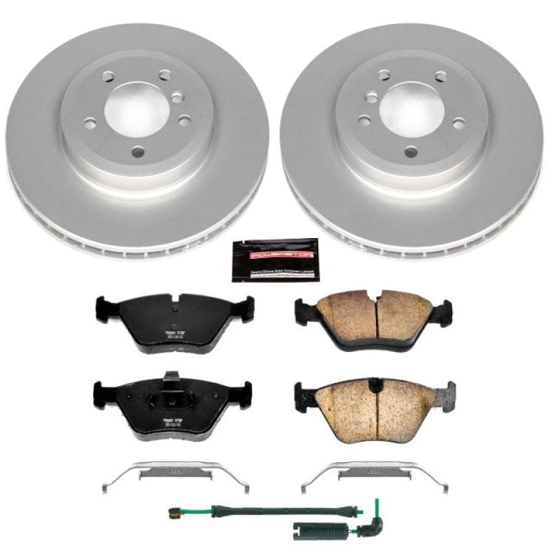 Kies-Motorsports PowerStop Power Stop 01-06 BMW 330Ci Front Z23 Evolution Sport Coated Brake Kit