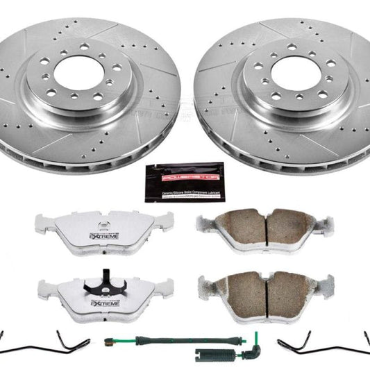 Kies-Motorsports PowerStop Power Stop 01-06 BMW M3 Front Z26 Street Warrior Brake Kit