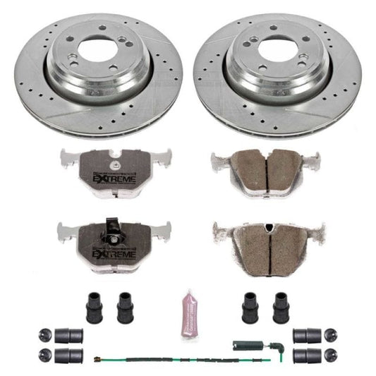 Kies-Motorsports PowerStop Power Stop 01-06 BMW M3 Rear Z26 Street Warrior Brake Kit