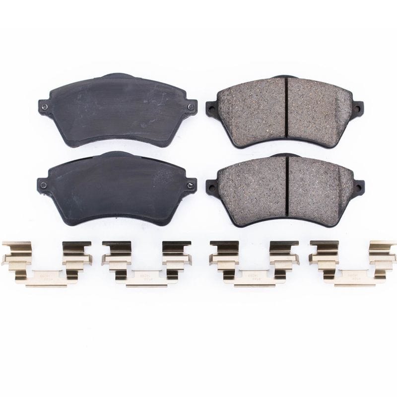 Kies-Motorsports PowerStop Power Stop 02-05 Land Rover Freelander Front Z17 Evo Ceramic Brake Pad w/Hardware