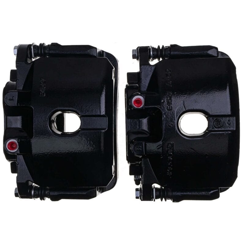 Kies-Motorsports PowerStop Power Stop 03-06 Cadillac Escalade Rear Black Caliper - Pair w/Bracket