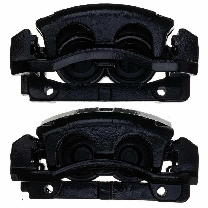 Kies-Motorsports PowerStop Power Stop 04-05 Ford F-150 Front Black Caliper - Pair w/Bracket