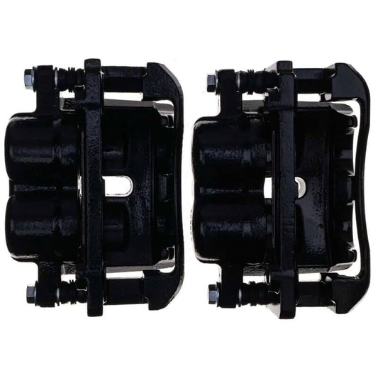 Kies-Motorsports PowerStop Power Stop 04-05 Ford F-150 Front Black Caliper - Pair w/Bracket