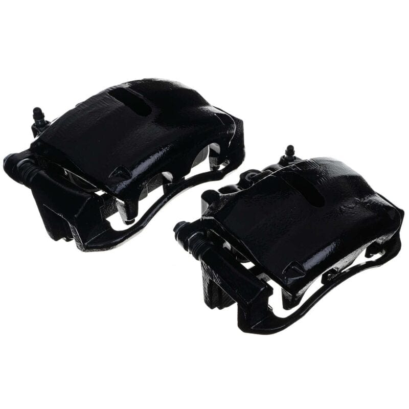 Kies-Motorsports PowerStop Power Stop 04-05 Ford F-150 Front Black Caliper - Pair w/Bracket