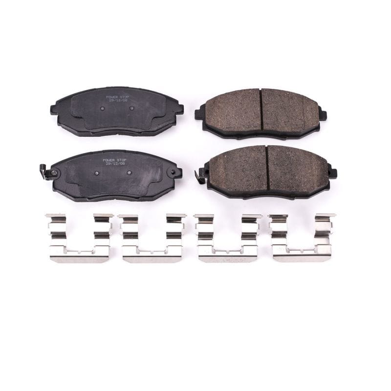 Kies-Motorsports PowerStop Power Stop 04-06 Chevrolet Epica Front Z17 Evo Ceramic Brake Pad w/Hardware