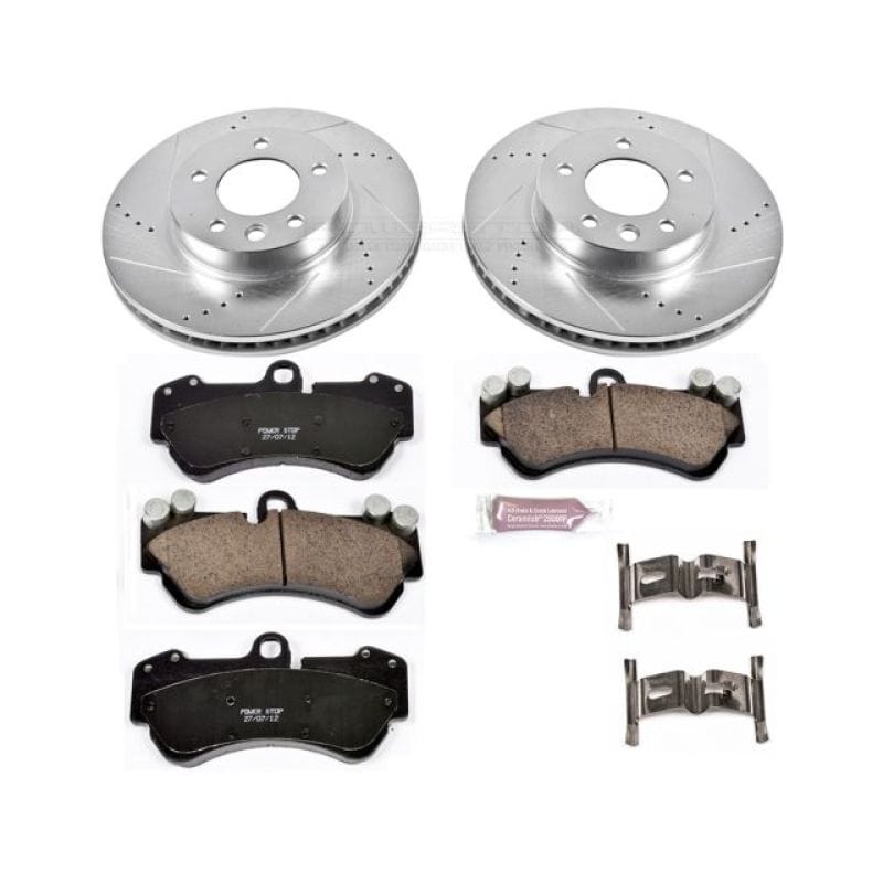 Kies-Motorsports PowerStop Power Stop 04-06 Porsche Cayenne Front Z23 Evolution Sport Brake Kit