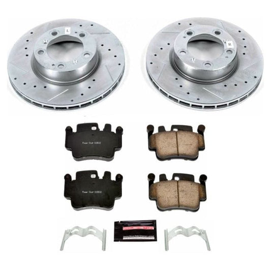 Kies-Motorsports PowerStop Power Stop 05-06 Porsche Boxster Front Z23 Evolution Sport Brake Kit