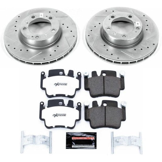 Kies-Motorsports PowerStop Power Stop 05-06 Porsche Boxster Front Z26 Street Warrior Brake Kit