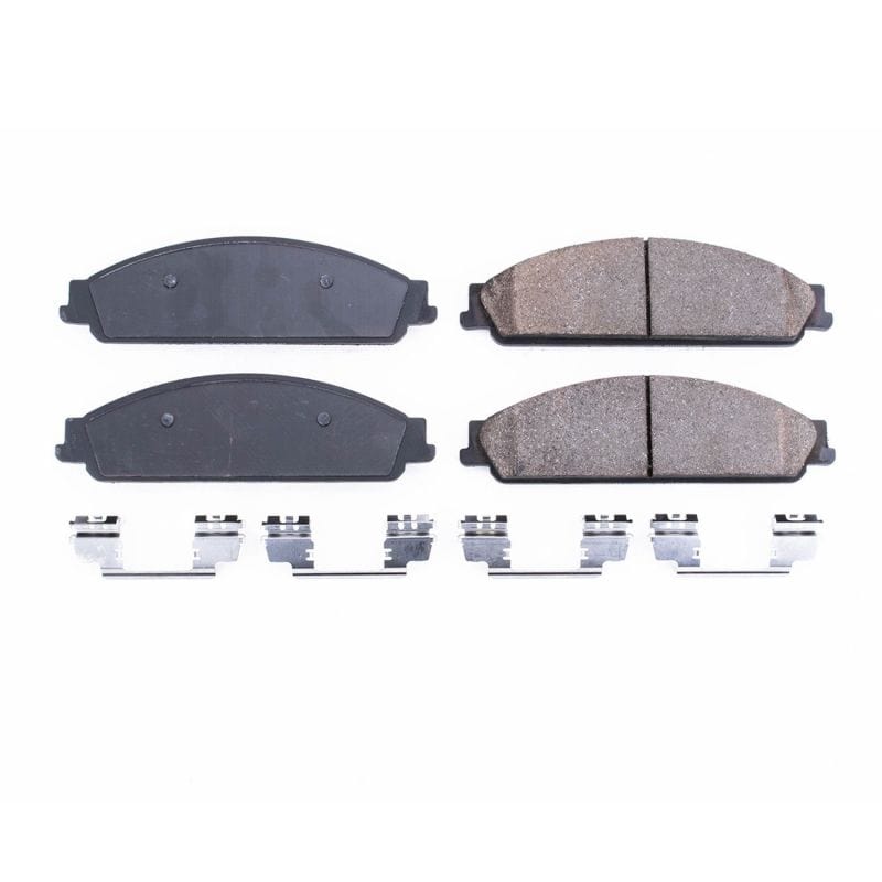 Kies-Motorsports PowerStop Power Stop 05-07 Ford Five Hundred Front Z17 Evo Ceramic Brake Pad w/Hardware