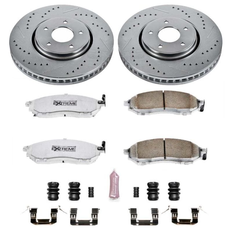 Kies-Motorsports PowerStop Power Stop 05-12 Infiniti FX35 Front Z26 Street Brake Kit