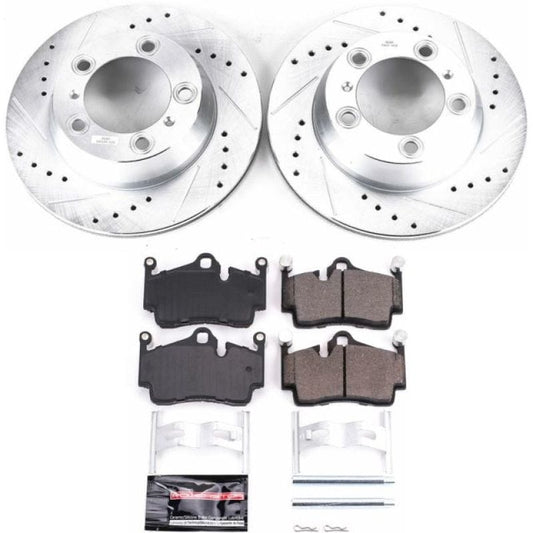 Kies-Motorsports PowerStop Power Stop 05-12 Porsche Boxster Rear Z23 Evolution Sport Brake Kit