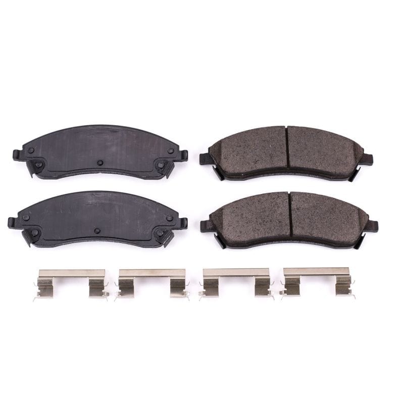 Kies-Motorsports PowerStop Power Stop 06-07 Cadillac CTS Front Z17 Evo Ceramic Brake Pad w/Hardware