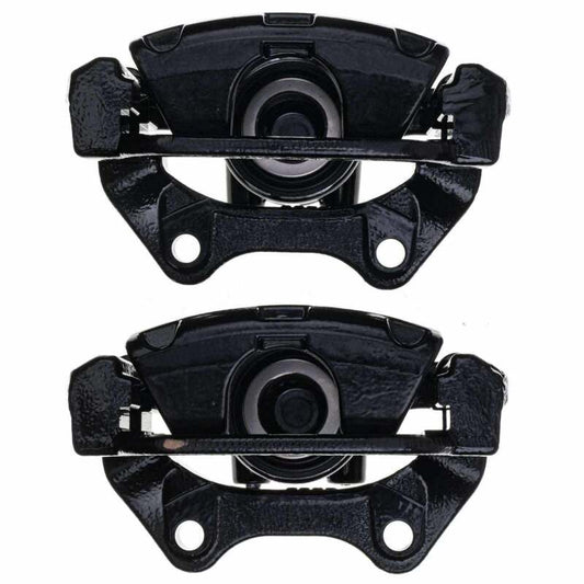 Kies-Motorsports PowerStop Power Stop 06-11 Cadillac DTS Rear Black Caliper - Pair w/Bracket