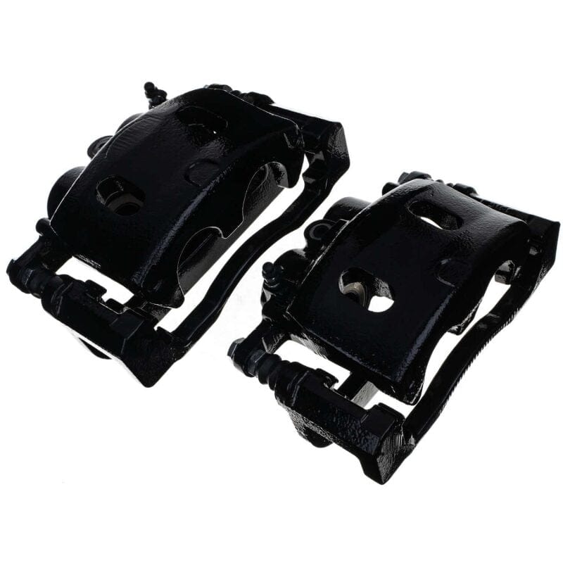 Kies-Motorsports PowerStop Power Stop 07-08 Cadillac Escalade Front Black Caliper - Pair w/Bracket