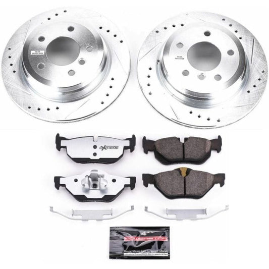 Kies-Motorsports PowerStop Power Stop 07-10 BMW 328i Rear Z26 Street Warrior Brake Kit