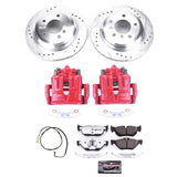 Kies-Motorsports PowerStop Power Stop 07-10 BMW 328i Rear Z26 Street Warrior Brake Kit w/Calipers