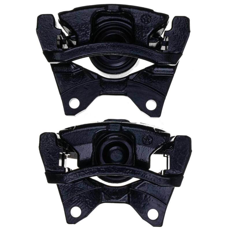 Kies-Motorsports PowerStop Power Stop 07-11 Dodge Nitro Rear Black Caliper - Pair w/Bracket