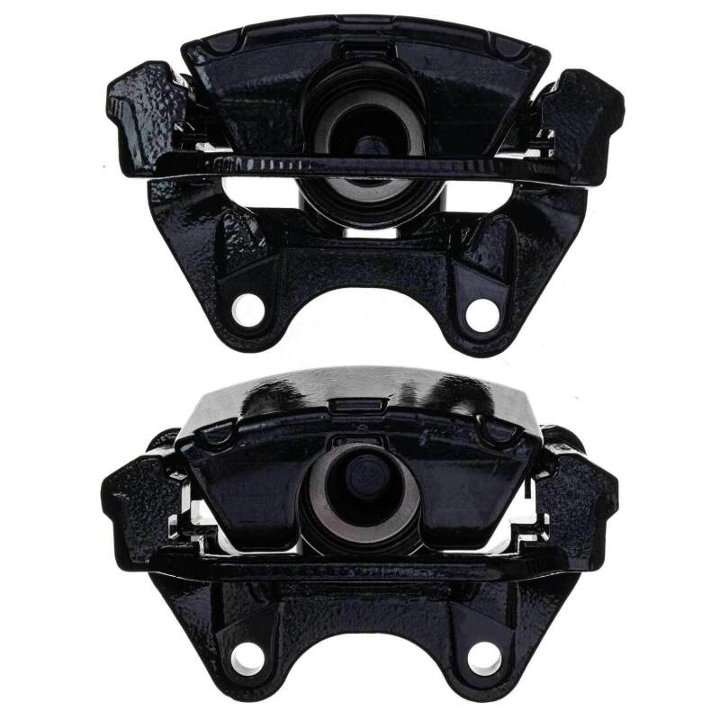 Kies-Motorsports PowerStop Power Stop 07-20 Cadillac Escalade Rear Black Caliper - Pair w/Bracket