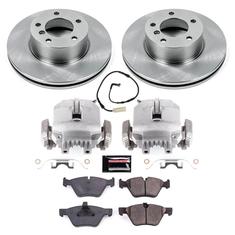 Kies-Motorsports PowerStop Power Stop 08-10 BMW 128i Front Autospecialty Brake Kit w/Calipers