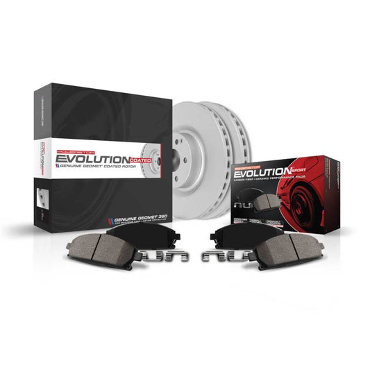 Kies-Motorsports PowerStop Power Stop 08-10 BMW 128i Front Z23 Coated Brake Kit