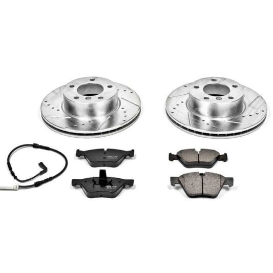 Kies-Motorsports PowerStop Power Stop 08-10 BMW 128i Front Z23 Evolution Sport Brake Kit