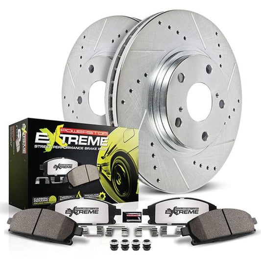 Kies-Motorsports PowerStop Power Stop 08-10 BMW 128i Front Z26 Street Brake Kit