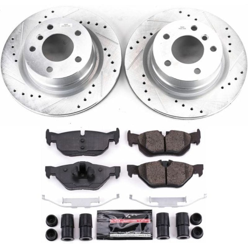 Kies-Motorsports PowerStop Power Stop 08-10 BMW 128i Rear Z23 Evolution Sport Brake Kit