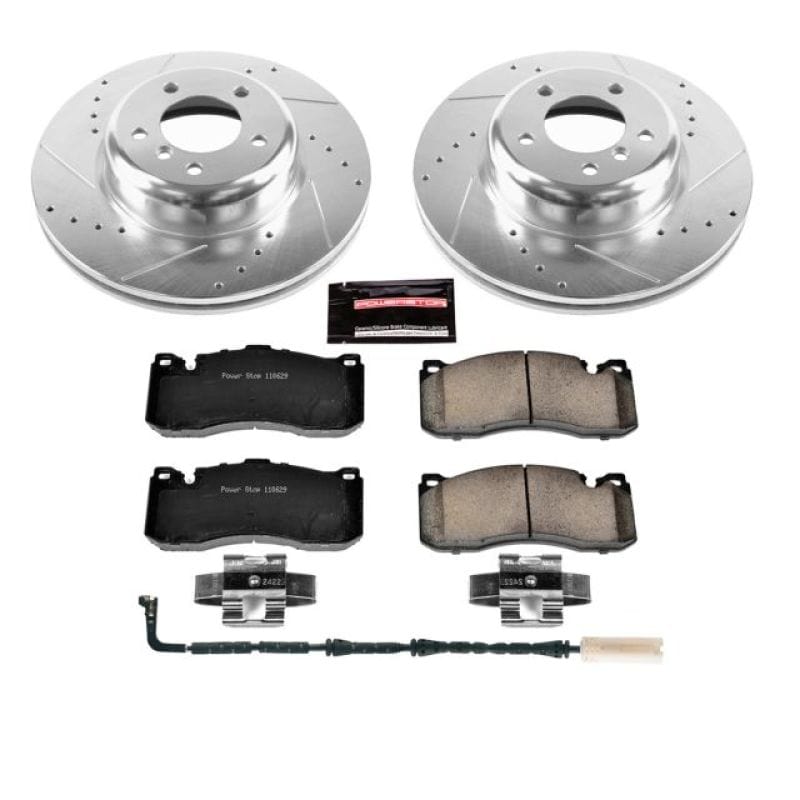 Kies-Motorsports PowerStop Power Stop 08-10 BMW 135i Front Z23 Evolution Sport Brake Kit