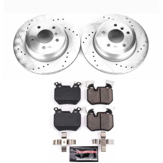 Kies-Motorsports PowerStop Power Stop 08-10 BMW 135i Rear Z23 Evolution Sport Brake Kit