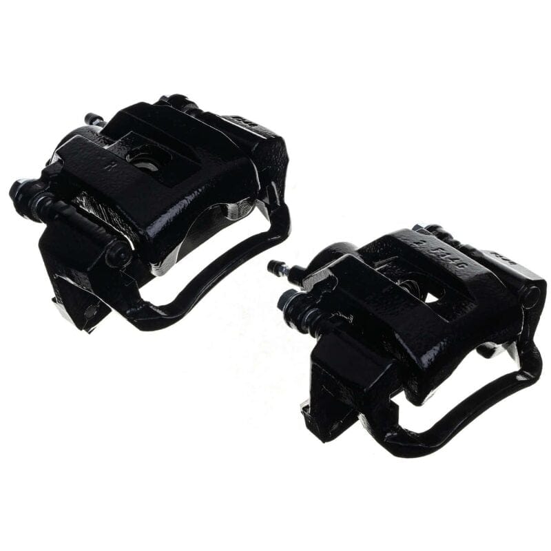 Kies-Motorsports PowerStop Power Stop 08-15 Toyota Sequoia Rear Black Caliper - Pair w/Bracket